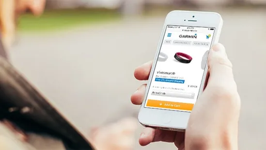 Garmin mobile-optimized shop project summary
