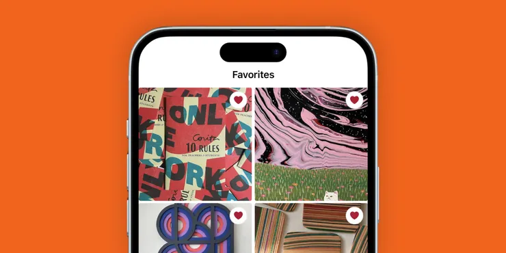 Etsy favorites on iOS