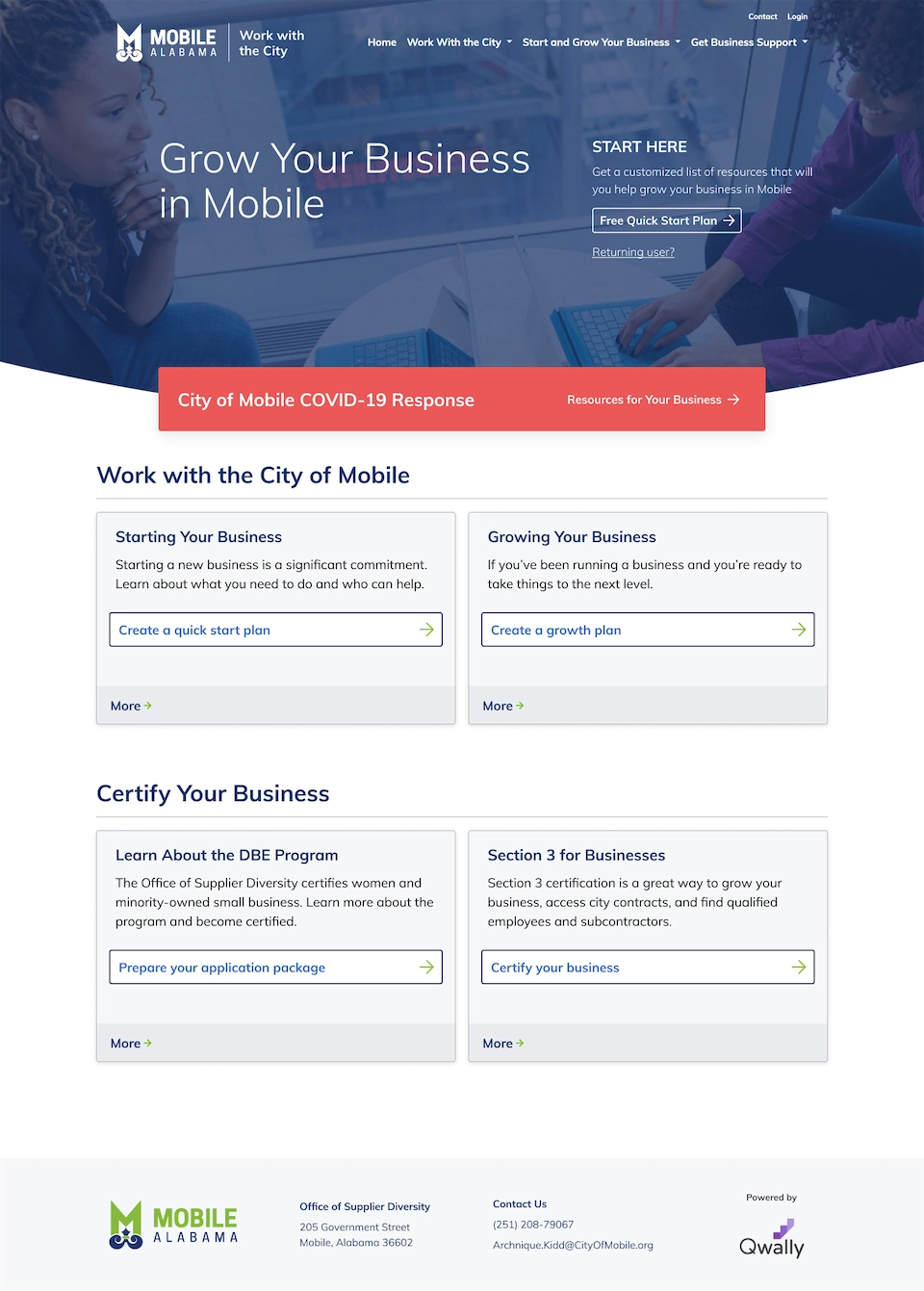 Work with Mobile, AL homepage