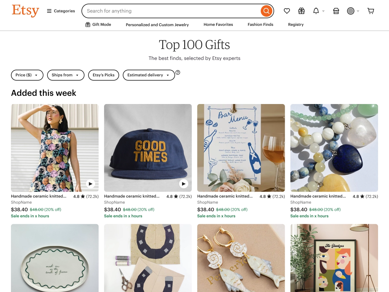 Picks curated by the merchandising team